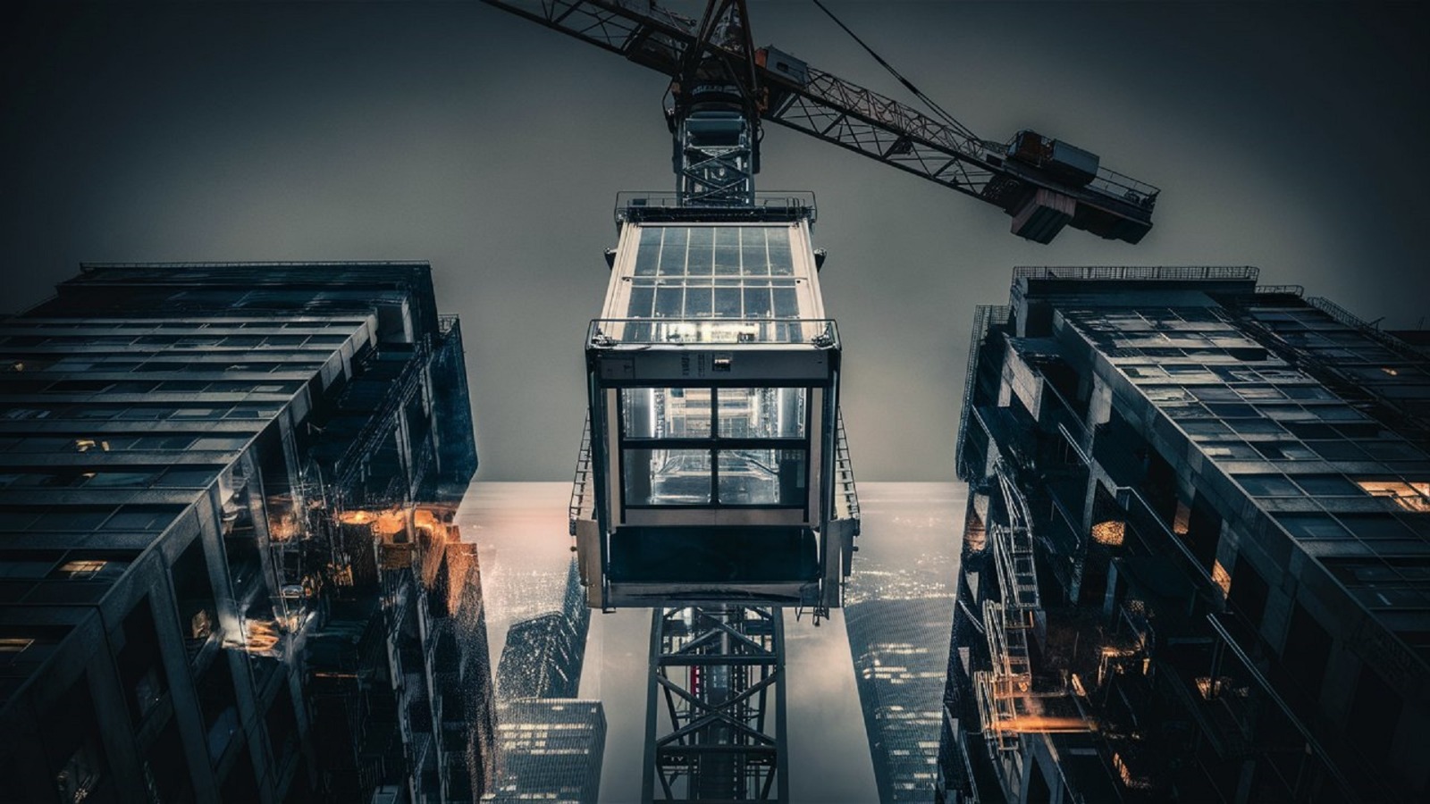 Construction hoist lifting machine